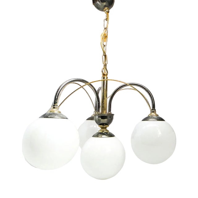 Mid-Century Polish Chandelier, 1970s For Sale