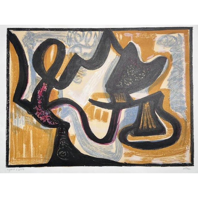 Jean-Michel Atlan, Le Simoun, 1957, Lithograph For Sale - Image 4 of 6