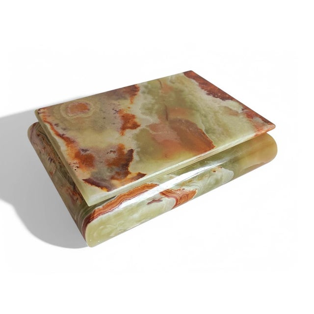 Art Deco Italian Onyx Box, Italy, 1940s For Sale - Image 11 of 18