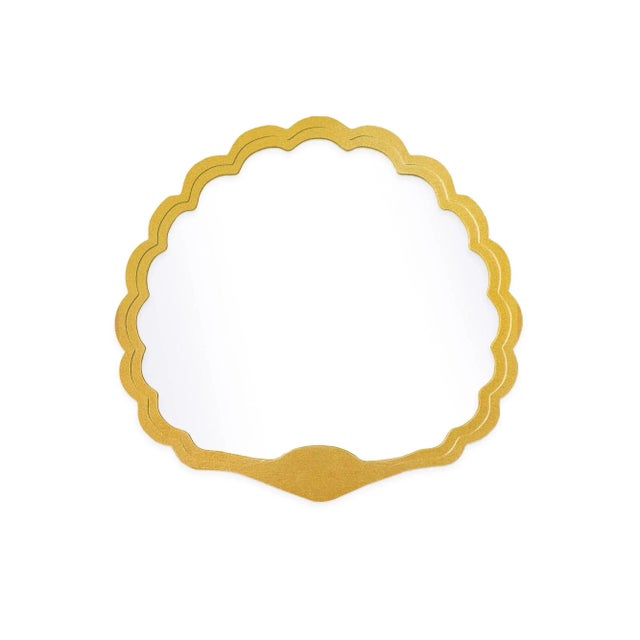 Contemporary Fleur Home Carnival Proteus Mirror in Gold Leaf, 24x22 For Sale - Image 3 of 3