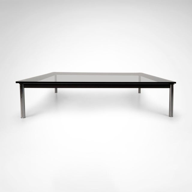 Metal LC10 Coffee Table by Le Corbusier, Pierre Jeanneret and Charlotte Perriand for Cassina, 1990s For Sale - Image 7 of 7