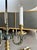 Vintage Brass Verdigris Three-Light Bouillotte Table Lamp Neoclassical Hollywood Regency Style For Sale In Las Vegas - Image 6 of 16