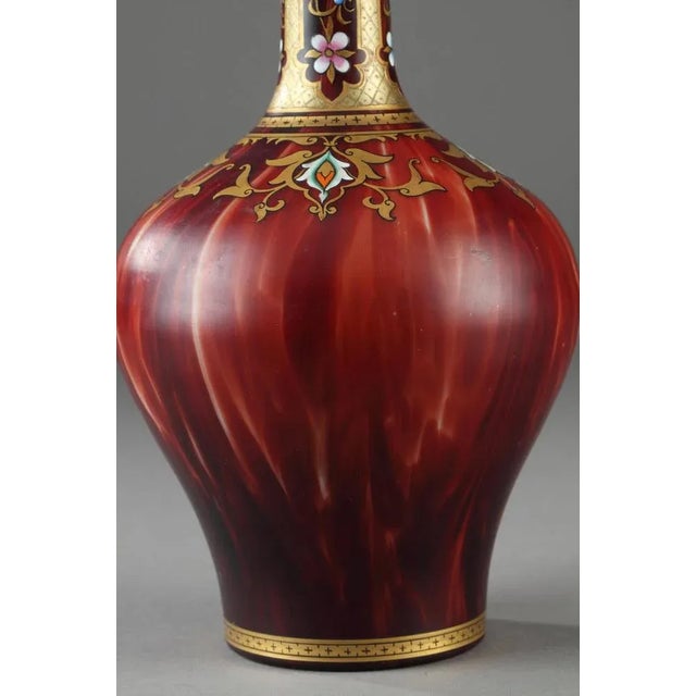 Late 19th Century Opaline Vase For Sale - Image 3 of 9