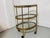 Maison Jansen Petite Bar Cart in Brass and Glass From Maison Jansen, France, 1960s Unmarked For Sale - Image 4 of 15