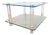 Hollywood Regency Side Glass Table, 1970s For Sale