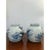 This is a rare pair of beautiful vintage 8 inch lidded ginger jars with a coastal motif of cranes, water and shore grass....