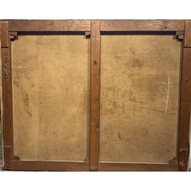 Hans Richard von Volkmann, Campo Santo, 1895, Oil Painting on Canvas For Sale - Image 10 of 13