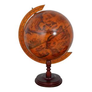 Interlude Revolving World Globe on Stand