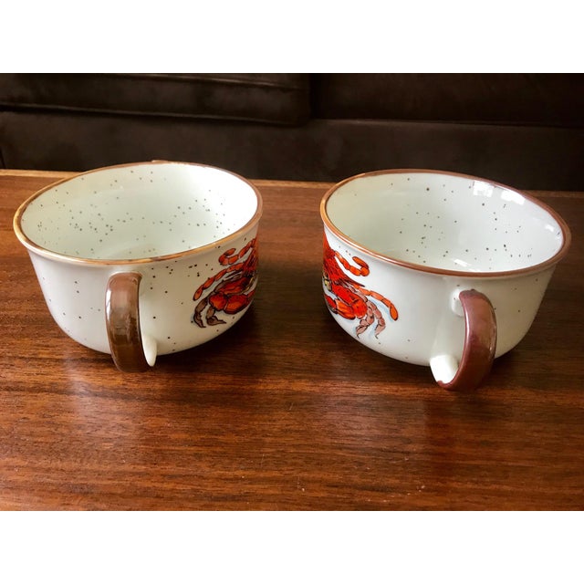 Vintage D. H. Holmes Double Handle Crab Chowder Bowls Set of 4 Chairish