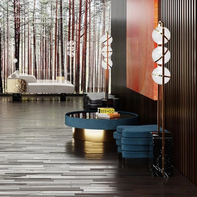 Wood Cadiz Stool by HOMMÉS Studio For Sale - Image 7 of 9