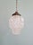 Art Deco Pendant Light in Frosted Clear Glass, 1930s For Sale - Image 10 of 15