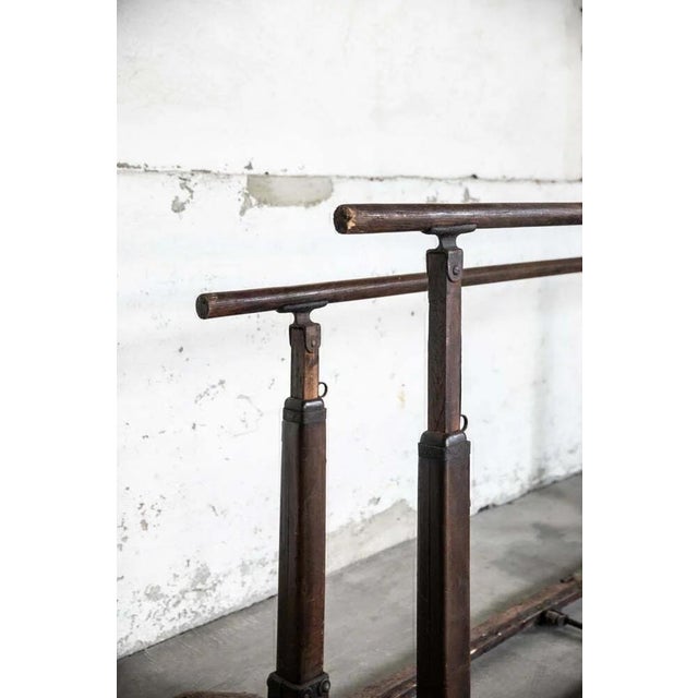 Wooden Gymnical Parallels, 1930s, in Flawless conditions. Designed 1920 to 1949