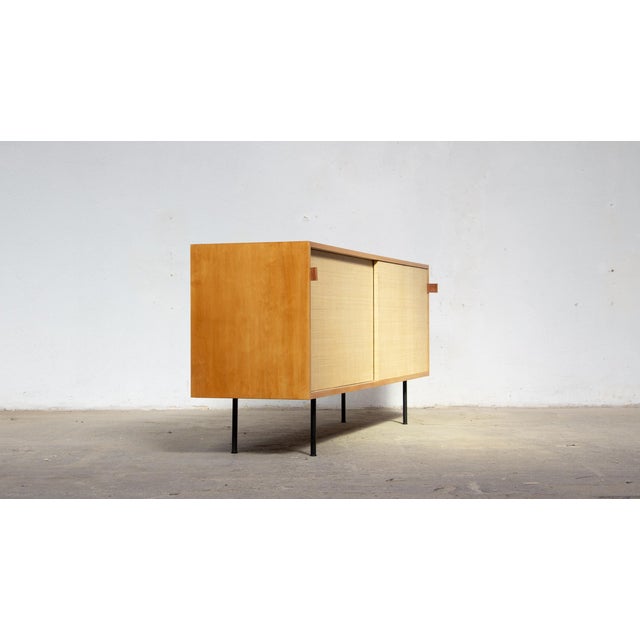 Wood Vintage Sideboard by Florence Knoll Bassett, 1950s For Sale - Image 7 of 11
