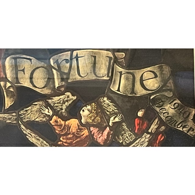 Art Deco Fortune Magazine Cover December 1940 - Framed For Sale - Image 4 of 6
