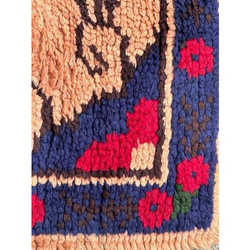 Textile Vintage French Cogolin Rug, 1940s For Sale - Image 7 of 16
