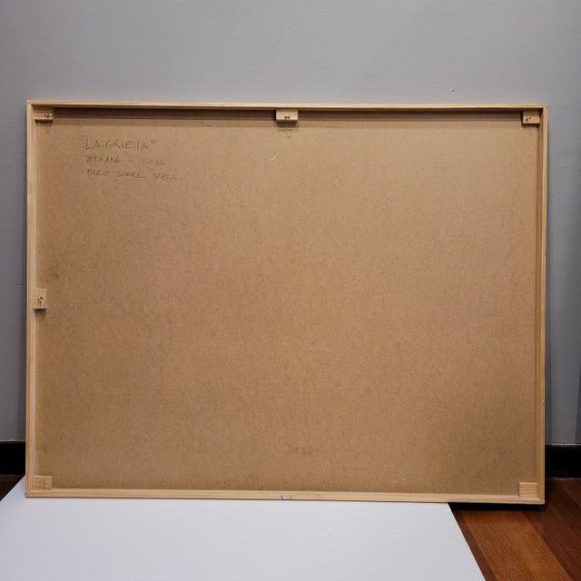 Julio Sendino, Ó/T La Grieta, 2016, Oil on Board For Sale - Image 15 of 18