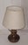 Vintage Table Lamp with Brown Spruce Wood Base, 1980s For Sale - Image 4 of 7