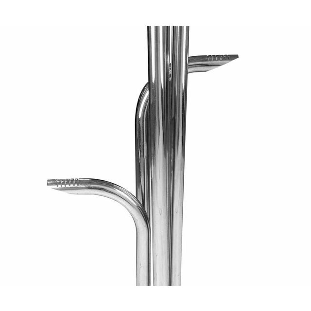 Vintage Chromed 5-Light Floor Lamp, Italy, 1970s For Sale - Image 4 of 8