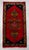 Red Hand Knotted Small Turkish Rug. Organic Wool 1960's Entryway Decor DoorMat, Accent Rug - 22'' X 42'' For Sale - Image 8 of 12