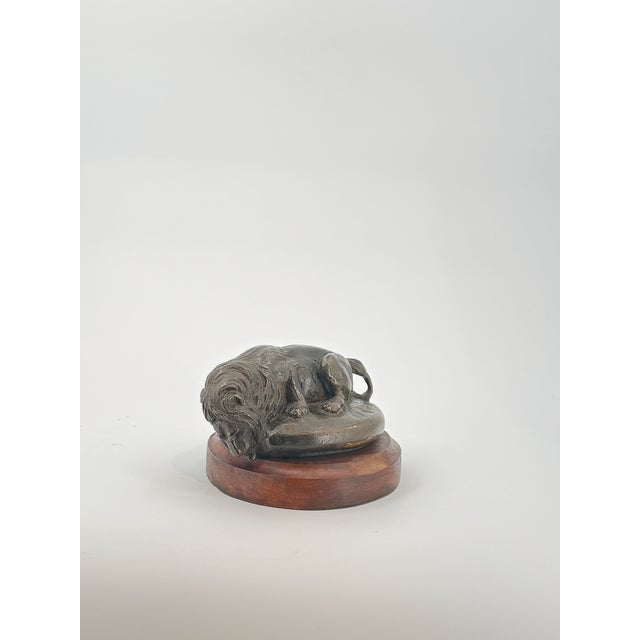 Wildlife Collection - Franco Vianello Lost-Wax Lion Sculpture - Water Hole For Sale - Image 4 of 5