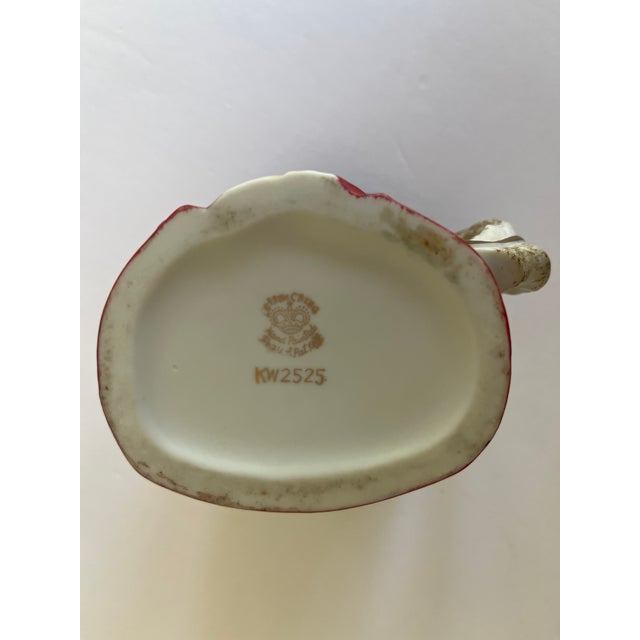 Lefton Vintage Lefton China Benjamin Franklin Character Mug With Wire Glasses & Quill Handle For Sale - Image 4 of 6