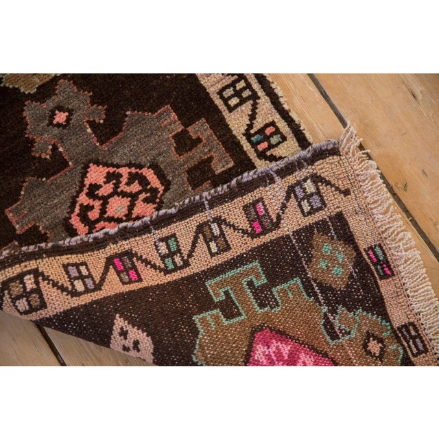 1970s Vintage Distressed Kars Rug Mat - 1'7" x 3'2" For Sale - Image 5 of 7