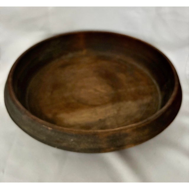 Early 19th Century 19th-Century Turned Wooden Treen Bowl With Rich ...