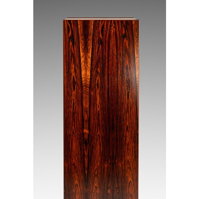 Danish Mid-Century Modern Free-Standing Bookshelf in Rosewood Attributed to Ejvind Johansson, Denmark, C. 1960s For Sale - Image 16 of 18