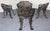 Circa 1950s — By J. F. Day & Co. Cast Iron Grapevine Garden Suite, 5 Pieces, Attributed For Sale - Image 10 of 13