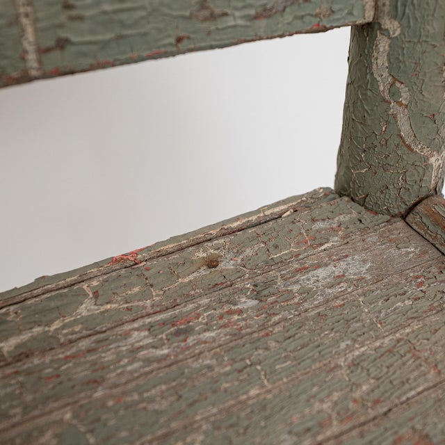 Late 19th Century Hand-Carved & Painted Curule Armchair in Burled Wood Style For Sale - Image 14 of 15