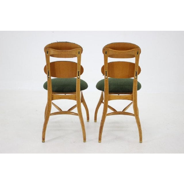 Green Set of Music Chair by Vilhelm Lauritzen, Denmark, 1940s For Sale - Image 8 of 18