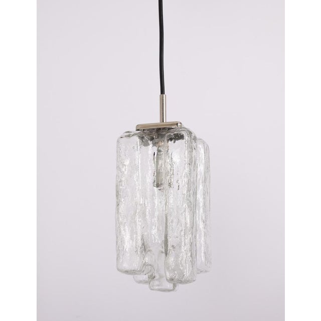 Murano Glass Granada Pendant Light by Kalmar, Austria, 1970s For Sale - Image 9 of 16