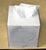 Vintage White Faux Marble Lucite Encased Tissue Box Cover Boutique Box For Sale - Image 11 of 13