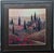 An elegant and beautifully coordinated pair of Fronckowiak "Poppies of Toscano I & II" signed-in-plate framed fine art...