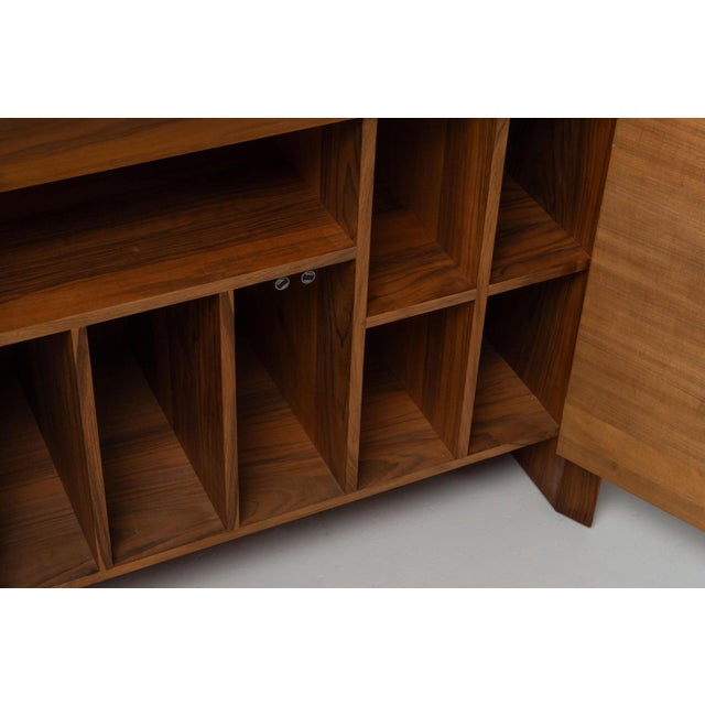 Walnut Console Cabinet, France, 1960s For Sale - Image 11 of 14