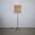 Vintage Bamboo Floor Lamp in Brass, 1960s For Sale - Image 6 of 7