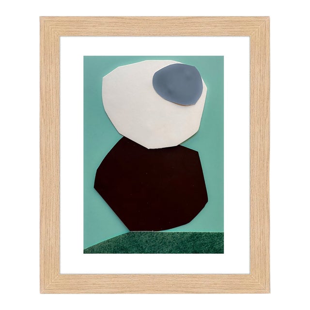 "Pop Music 9" Original Mixed-Media Collage on Paper by Zac Woodiel For Sale