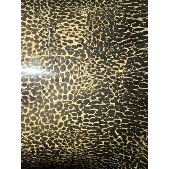 Plastic Vintage Sarreid Ltd. Large Footed Bowl Centerpiece For Sale - Image 7 of 12