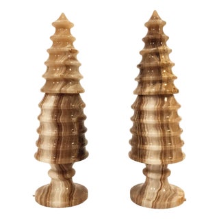 Vintage Italian Table Lamps of Ónix, 1960s, Set of 2 For Sale