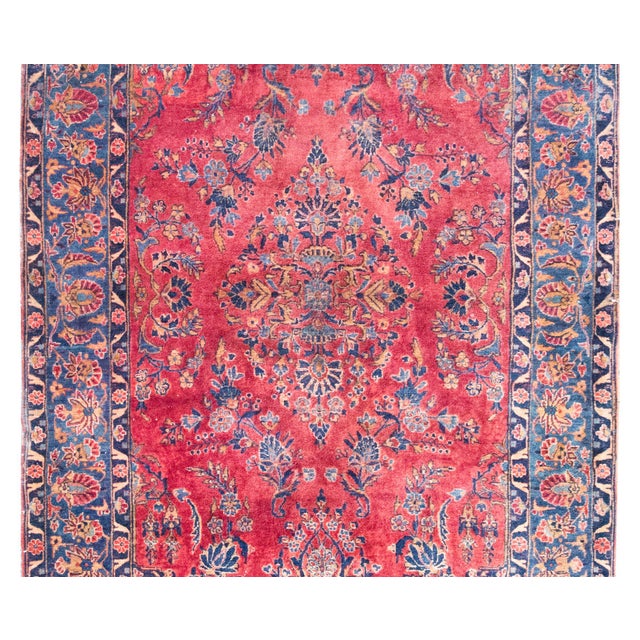 Early 20th Century Persian Kashan Rug For Sale In Chicago - Image 6 of 17
