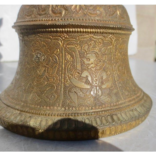 Bronze Hindu Temple Bell For Sale - Image 11 of 15
