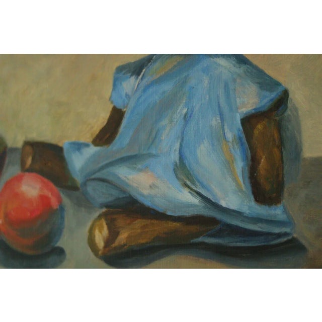 M. Larsson, Still Life with Bear, 1960s, Oil on Panel, Framed For Sale - Image 7 of 10