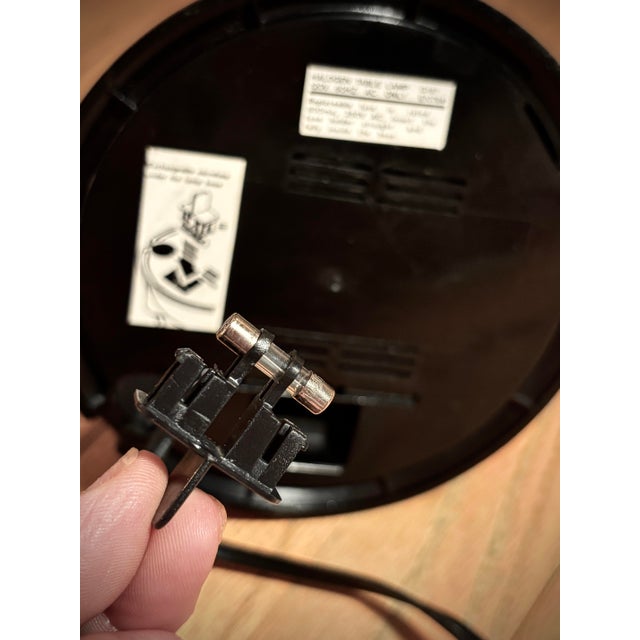 Vintage 90s Postmodern Gooseneck Desk Lamp - Black Space Age Task Light For Sale - Image 12 of 12