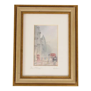 David Eddington London Street Scene Framed Print