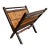 Late 20th Century Asian Bamboo Folding Magazine Rack For Sale