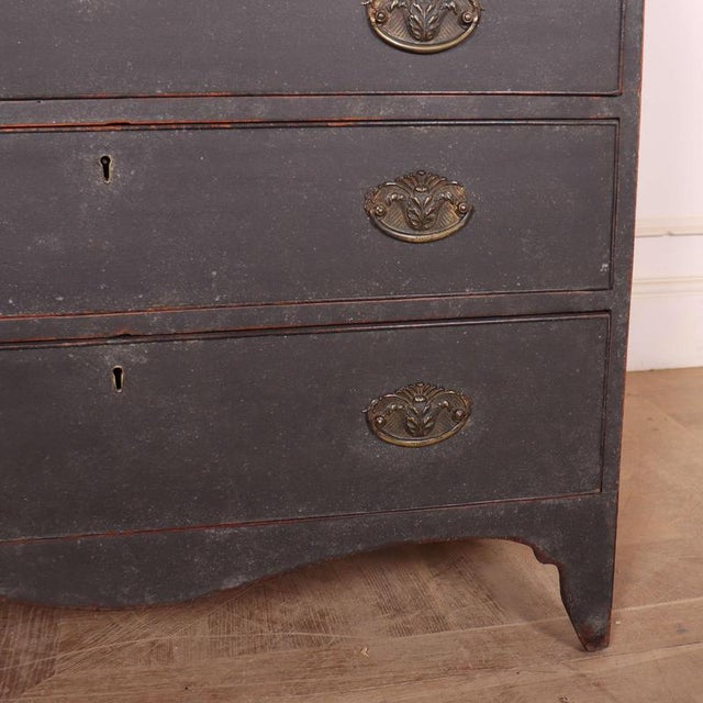 Small 19th Century English Secretaire, 1820 For Sale - Image 9 of 11