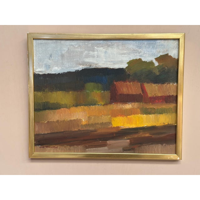 Olle Rhönnstad, Landscape, 1960s, Oil on Canvas, Framed For Sale - Image 13 of 18