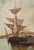 Unknown, Painting Sailboat on a Calm Sea, 1890, Oil on Canvas For Sale - Image 7 of 13