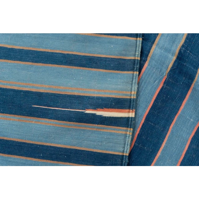 Antique Indian Dhurrie Rug 11ft 6in X 22ft For Sale - Image 15 of 17