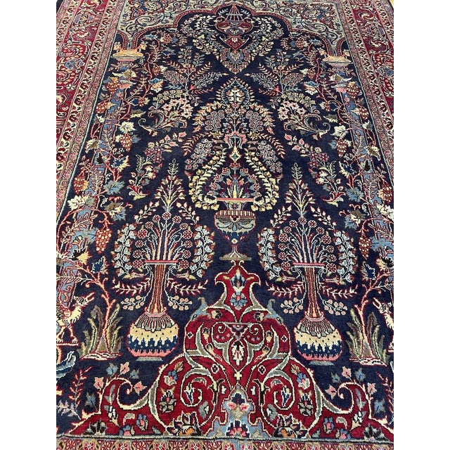 Middle Eastern Hand-Knotted Rug For Sale - Image 4 of 11